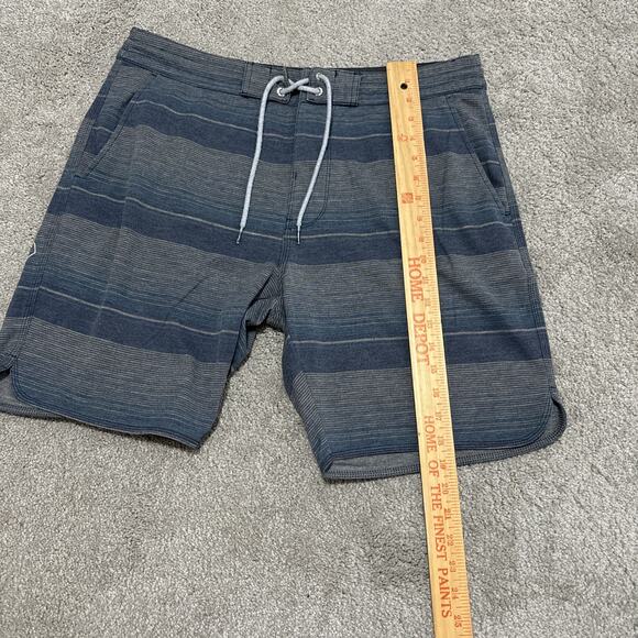 Vissla Sofa Surfer Blue Men's Shorts Size Large Striped Pockets - Picture 5 of 5